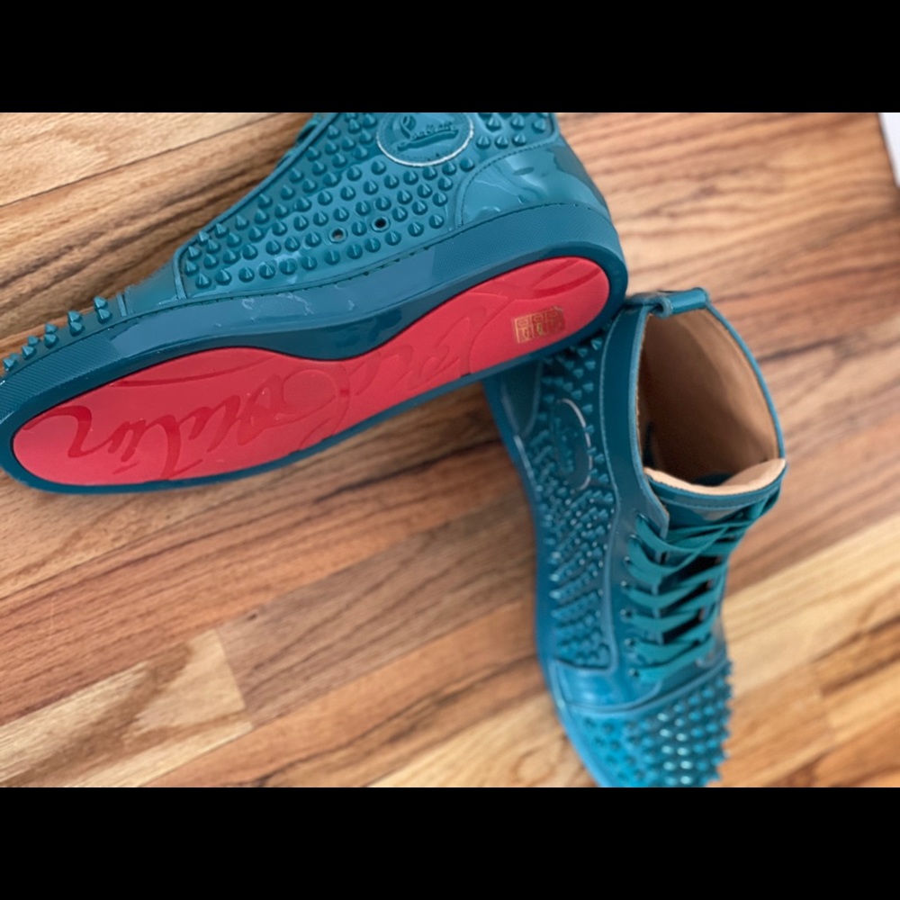 Louis Allover Spikes High Top Sneaker